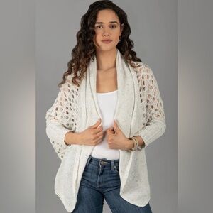 Saachi Cotton Open Knit Sweater